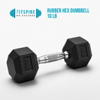 FITSPIRE Adjustable Dumbbell Weight lift Dumbbell Exercise Fitness Strength Training Workout Equipment