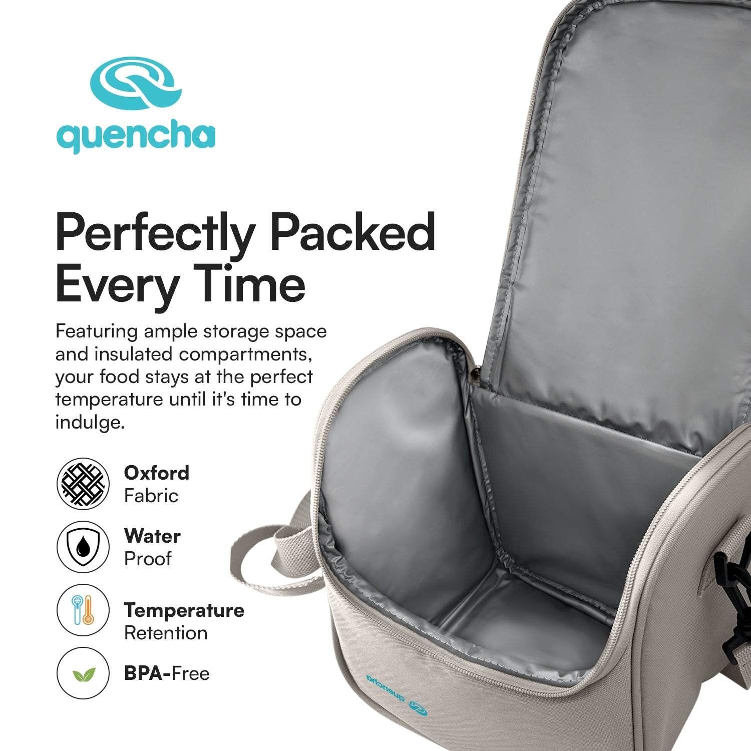 Quencha Insulated Lunch Bag for Adult