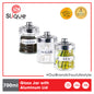 SLIQUE Glass Jar w/ Glass Lid | Ceramic Lid | Aluminum Lid [Set of 3]