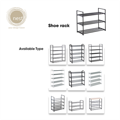 NEST DESIGN LAB Premium Shoe Rack  5 Layer 80cm X 30cm X 93cm Amazing Gift Idea For Any Occasion!