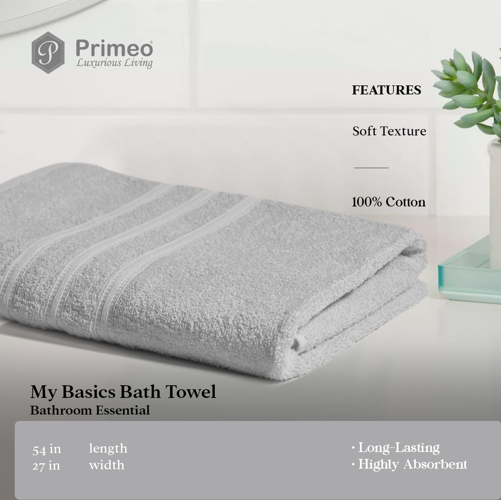 PRIMEO MY BASICS 100% Cotton Bath Towel
