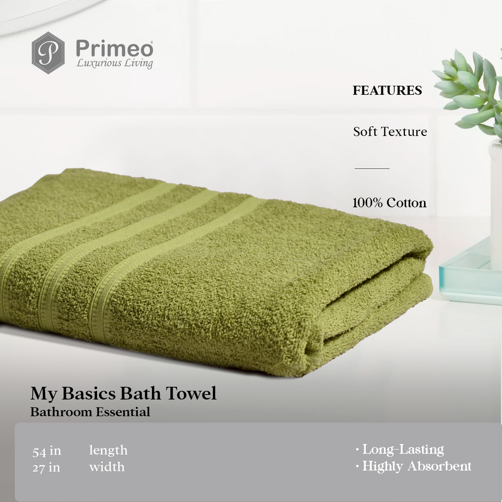 PRIMEO MY BASICS 100% Cotton Bath Towel