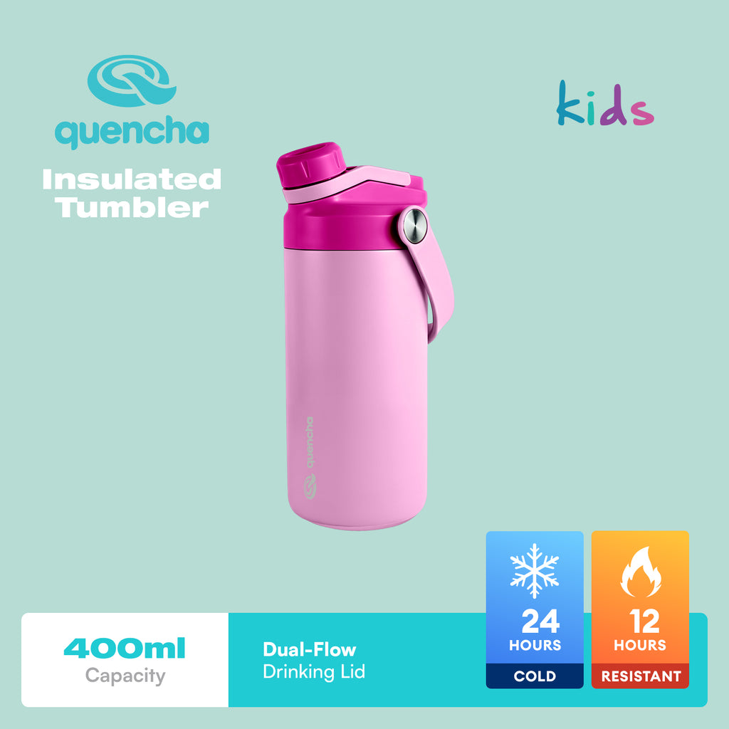Quencha Kids Water Bottle Insulated Tumbler Lunch Box Kids Combo Back to School BPA-Free Leakproof