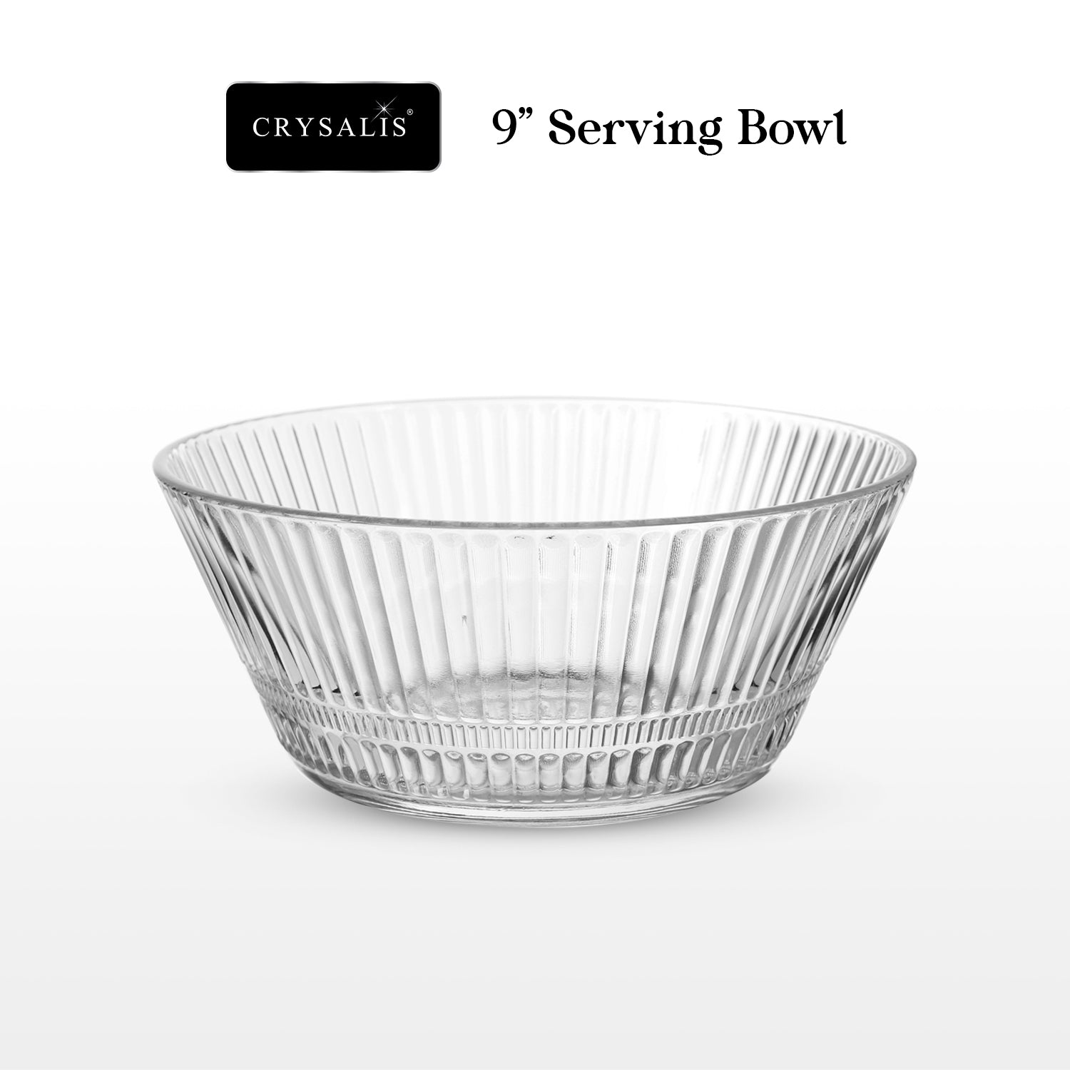 Crysalis Linear Glassware Collection Dinner Plates Bowls Coffee Mugs Glass Cups Set