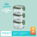 Quencha 230ml food storage container set