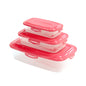 OSH Rectangle Food Container 3-Piece Set 34x21x11.5cm