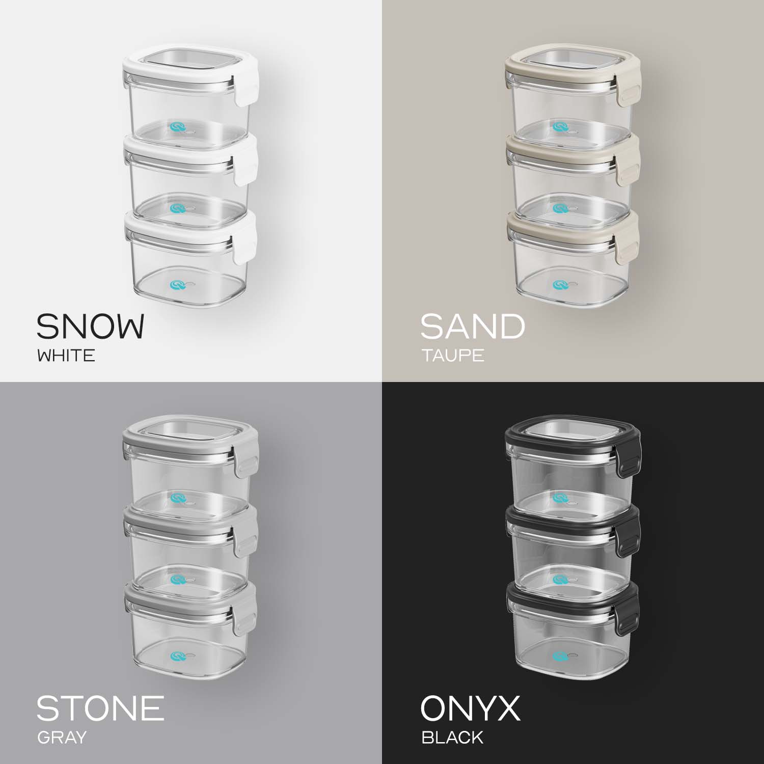 Quencha 230ml food storage container set