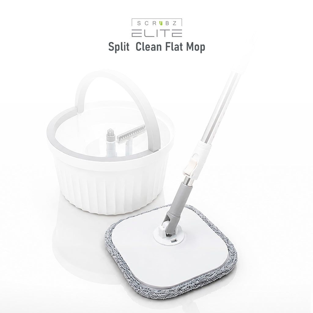 Scrubz Elite 360 Tornado Spin Mop Floor Cleaning Mop with Bucket