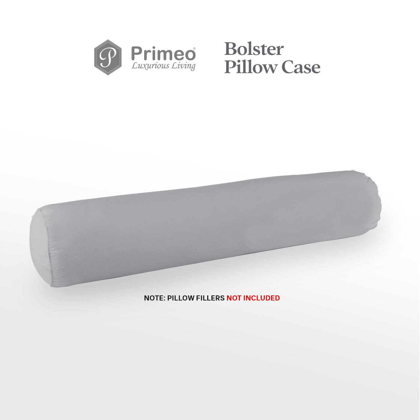 PRIMEO Premium Bolster Pillow Case Standard Size Sunbeams Lifestyle
