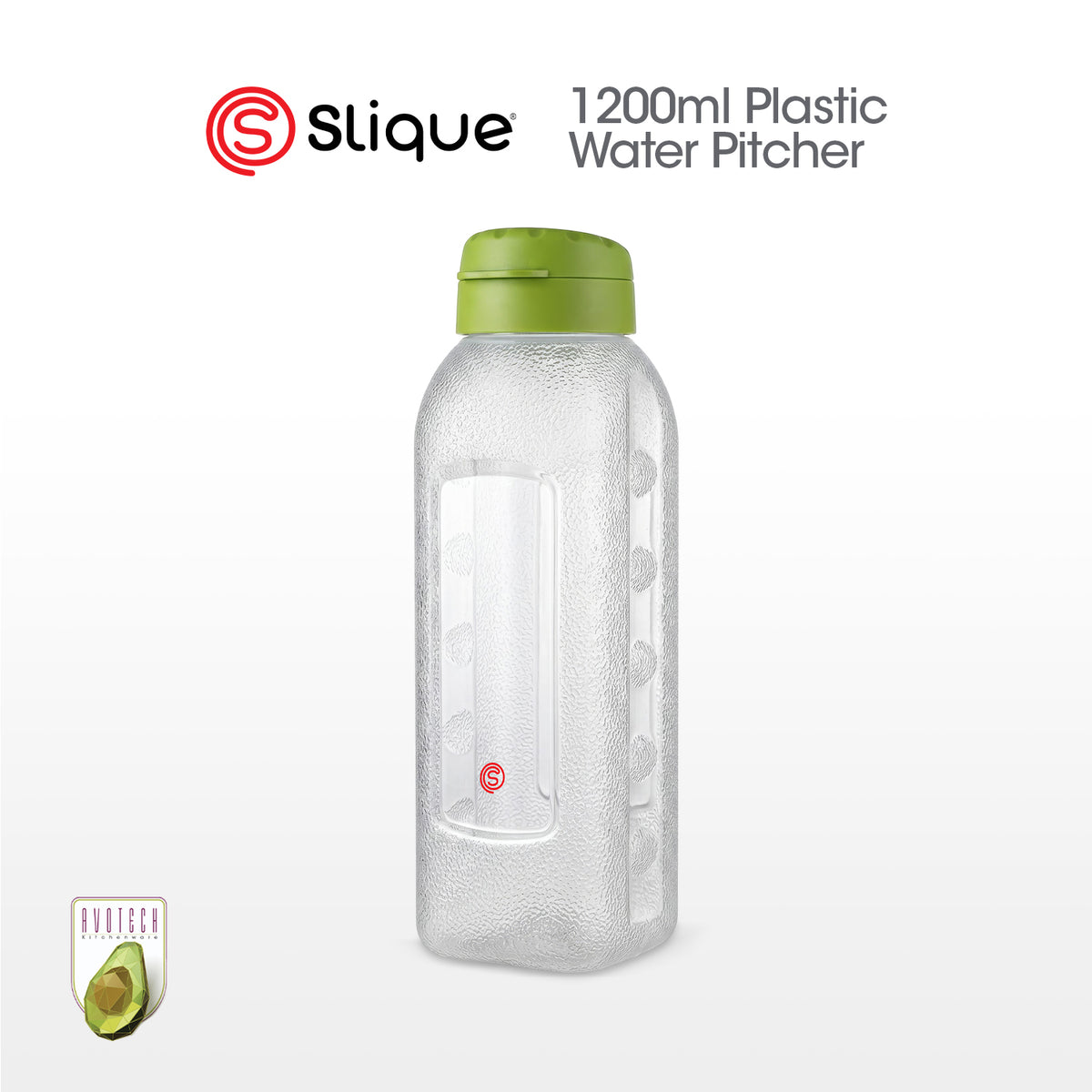 Slique Avotech Fridge Bottle Water Pitcher Set BPA-Free Leakproof Cold Beverage Jug
