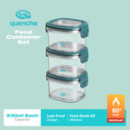 Quencha 230ml food storage container set