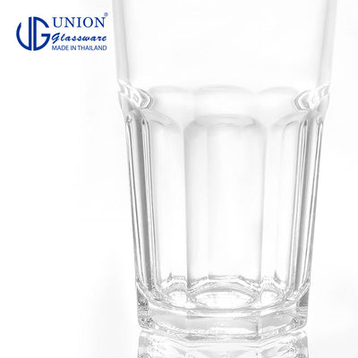 UNION GLASS Thailand Premium Clear Glass Rock Glass Water, Juice, Soda, Liquor Glass 420ml | 14.5oz Set of 6 Amazing Gift Idea For Any Occasion!