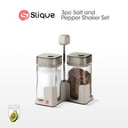 Slique AVOTECH Condiment Set Collection Oil Dispenser Spice Jars Salt & Pepper Set Kitchen Organizer