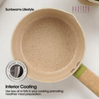 Slique AvoTech Ceramic Cookware Collection Heavy-Duty Non-Stick Frypan Wok Dutch Oven PFOA-Free Induction