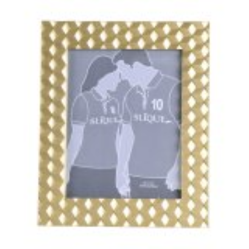 SLIQUE Premium Silver Picture Frame 4x6" Photo Display Picture Holder Wall Stand Image