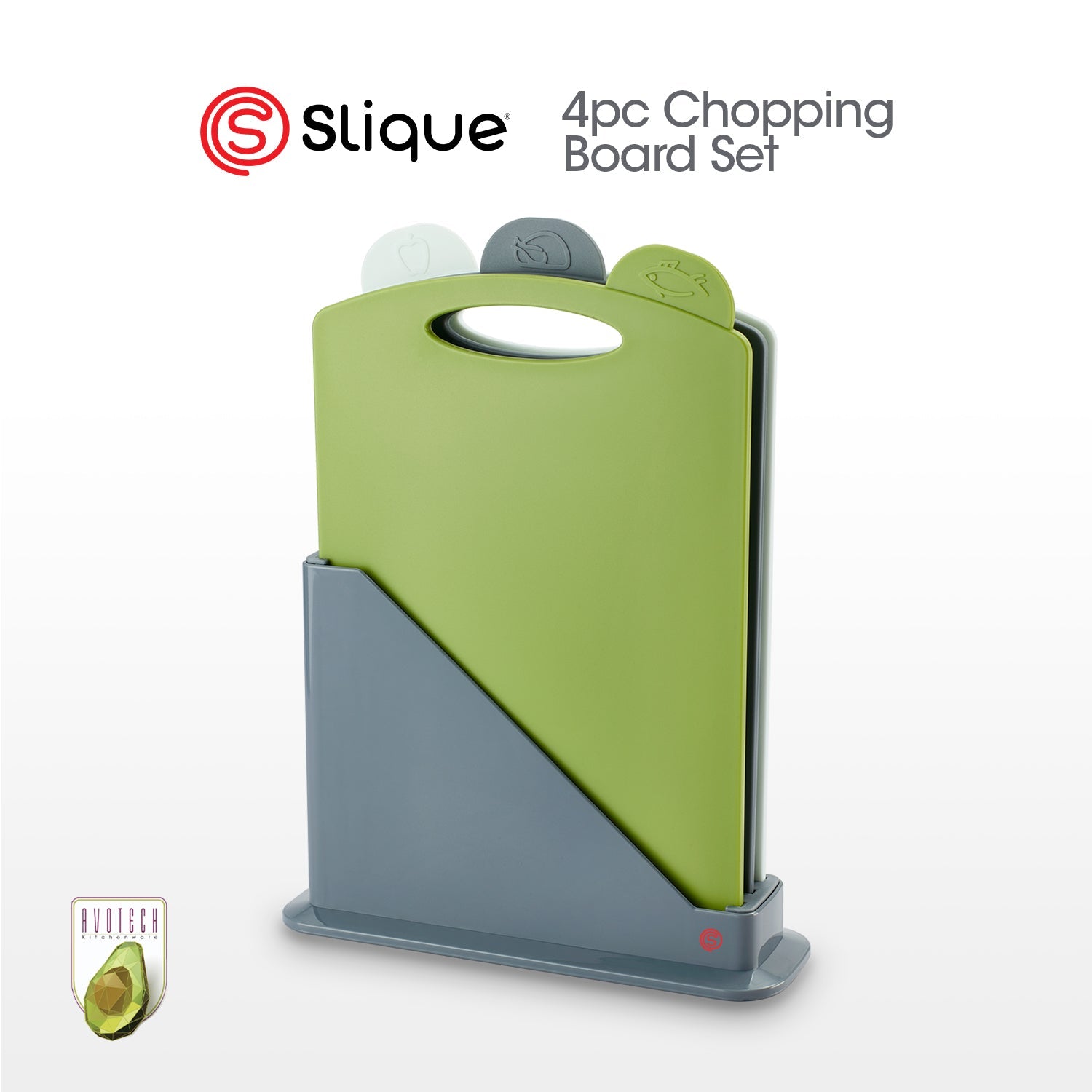 Slique Avotech Kitchen Knife Set & Chopping Board Set