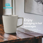 Quencha 325ml Chip Resistant Coffee Mug Porcelain Coffee Cup