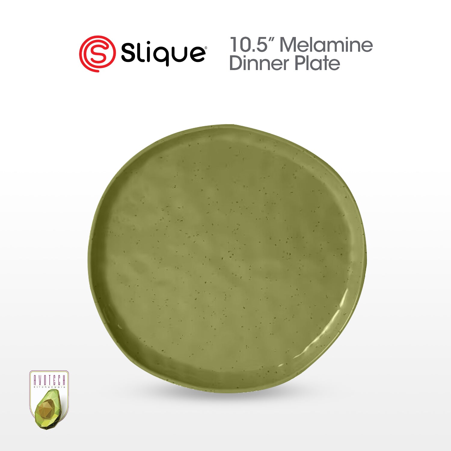 Slique Avotech Melamine Dinnerware Collection – Plates, Bowls, Tumblers & Spoon | Durable, Lightweight, BPA-Free