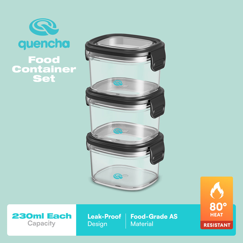 Quencha 230ml food storage container set