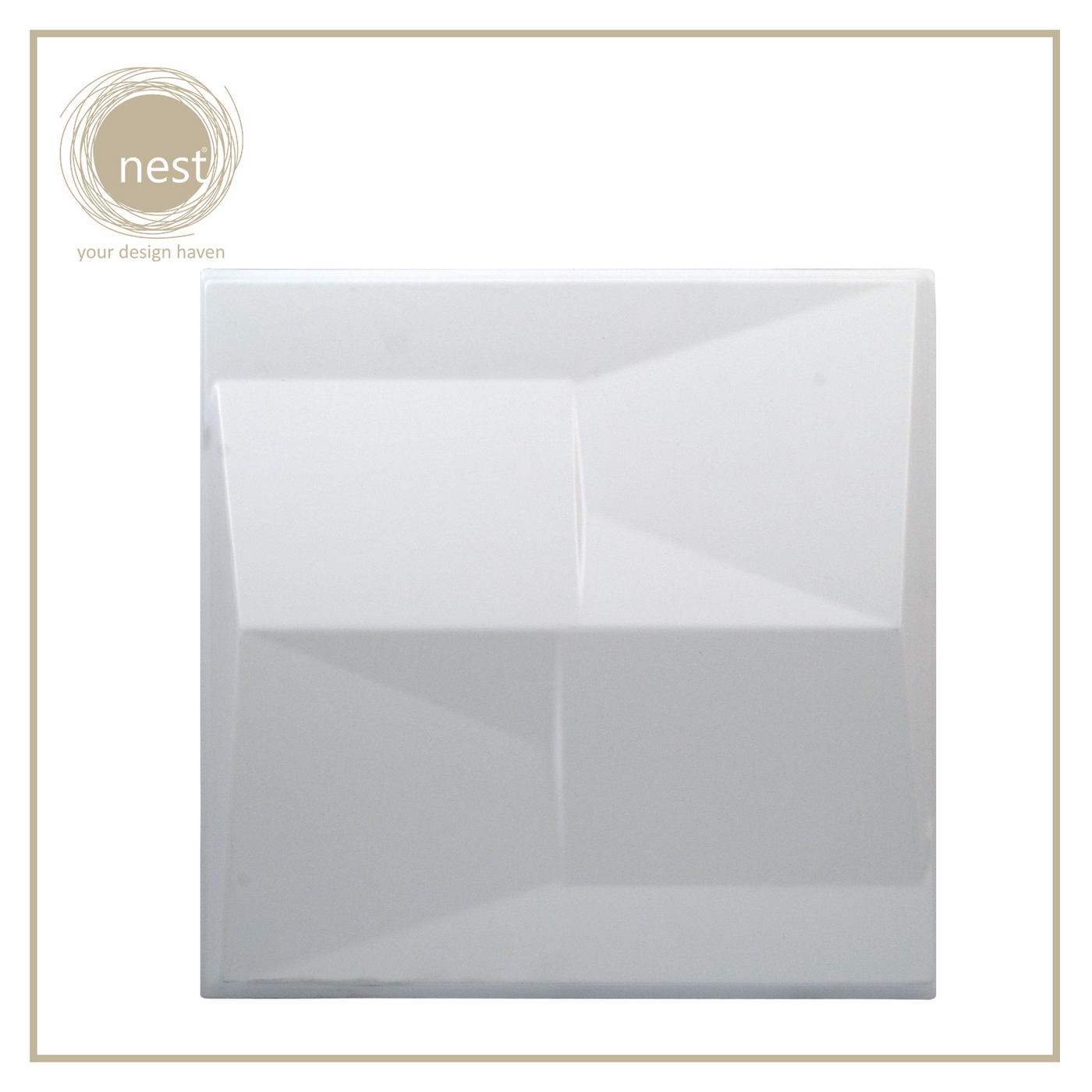 NEST DESIGN LAB 3D Wall-Art Tangram 11pcs 300mm X 300mm X 1.5mm Amazing Gift Idea For Any Occasion!