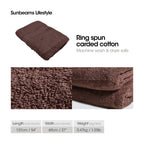 INFINITE by PRIMEO 100% Cotton Bath Towel Ring Spun 500gsm