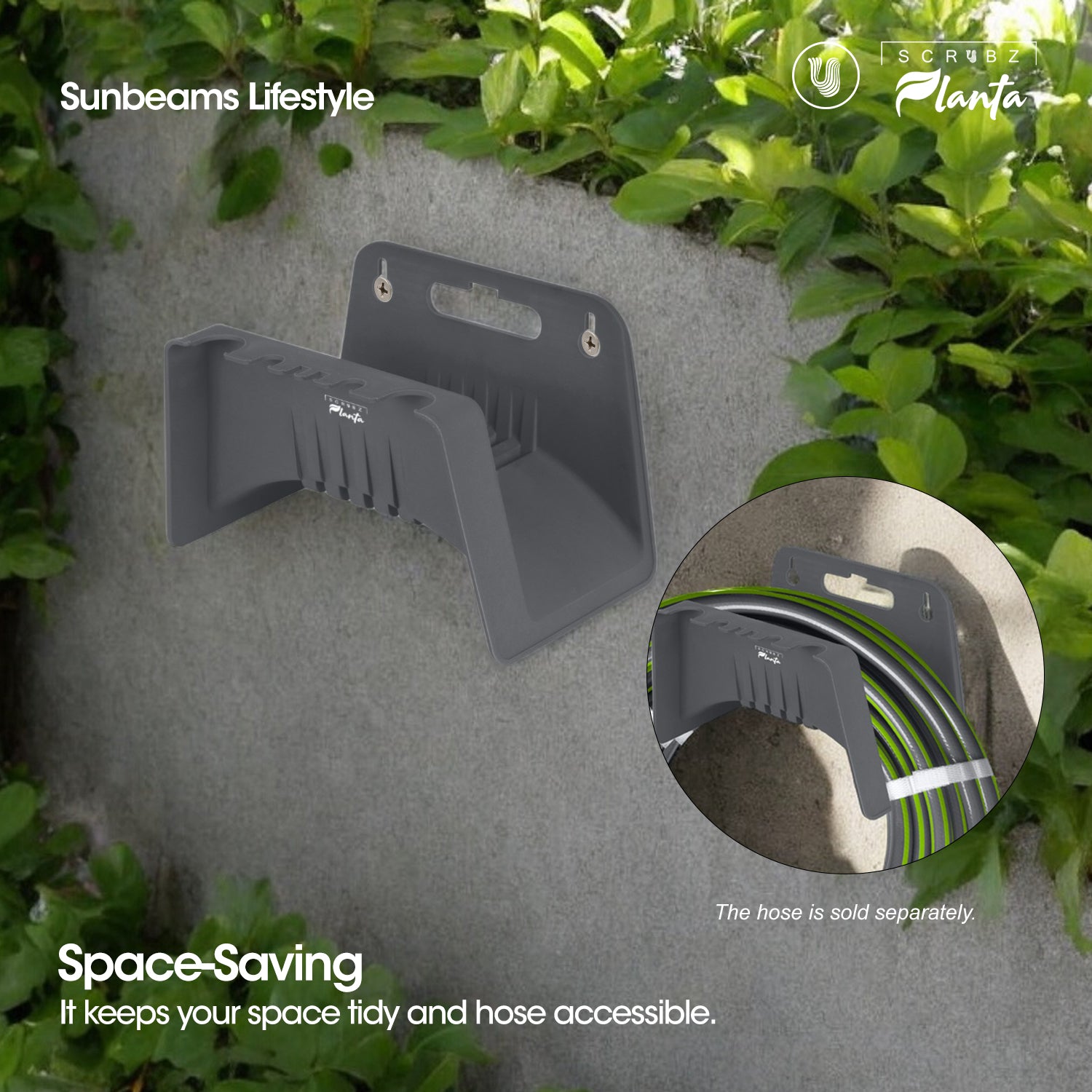 SCRUBZ Planta Hose Cart Gardening Cleaning Set, Connectors & Adaptors