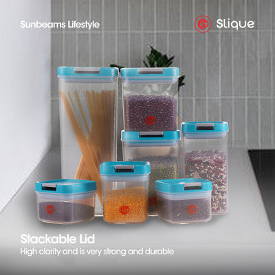 SLIQUE Storage Jar [Set of 7] Amazing Gift Idea For Any Occasion!