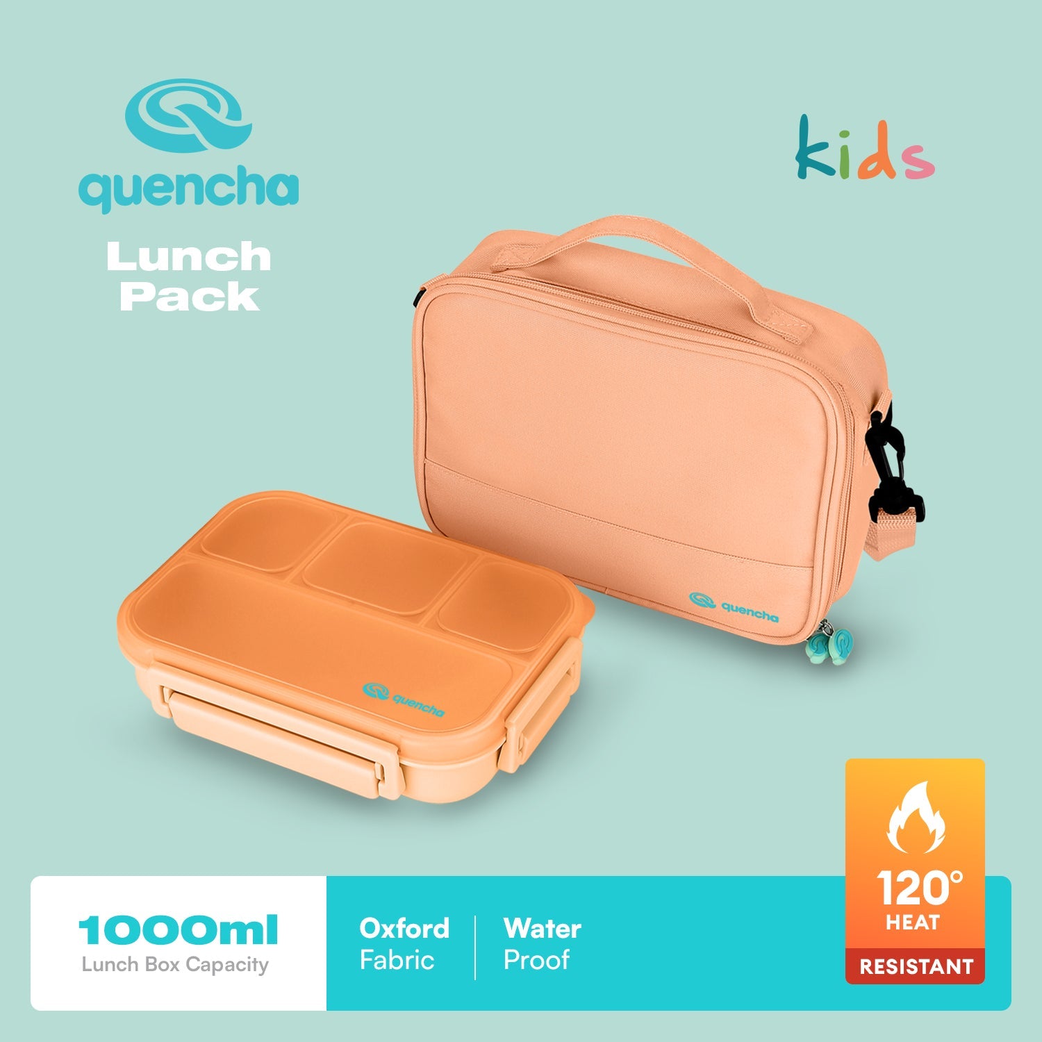 Quencha Insulated Lunch Bag for Kids