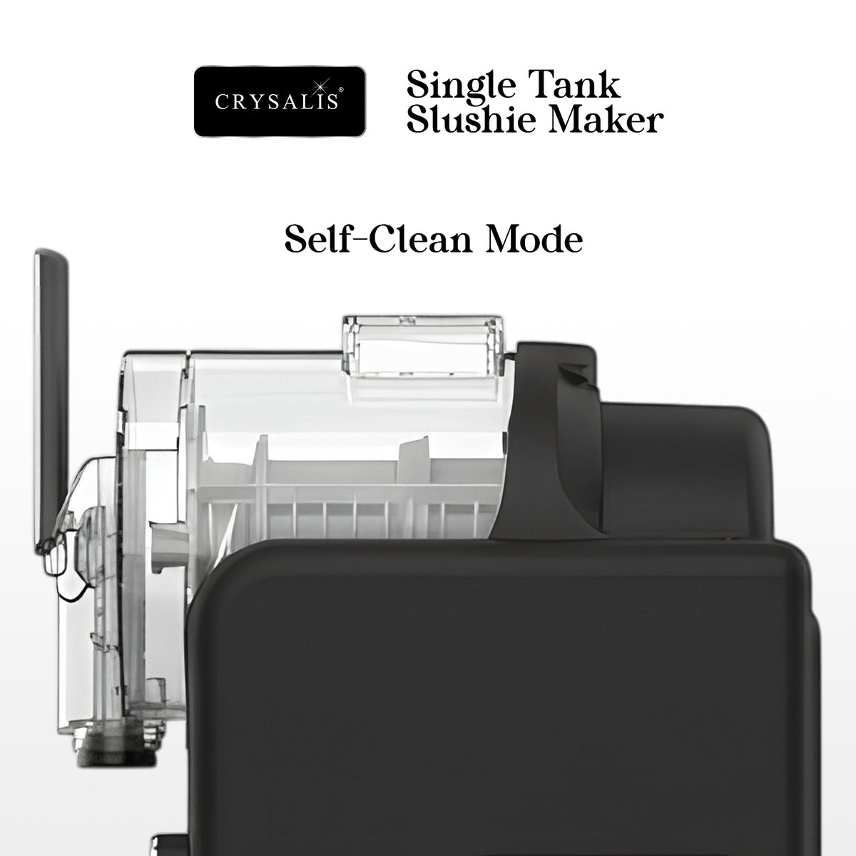 Crysalis 2L Electric Slushie Maker Automatic Frozen Drink Machine with Compressor for Milkshakes