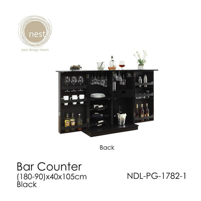 NEST DESIGN LAB Bar Counter 180-190x40x105cm