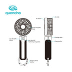 Quencha 18oz. & 37oz. Insulated Tumbler + Portable Fan with Flashlight – Perfect for Travel, Commute & Outdoors