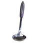 SLIQUE Kitchen Utensil Cooking Tools Serving Spoons Turner Ladle Skimmer Purple Handle