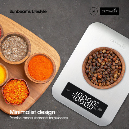 CRYSALIS Smart Food Nutrition Scale Compatible for IOS & Android