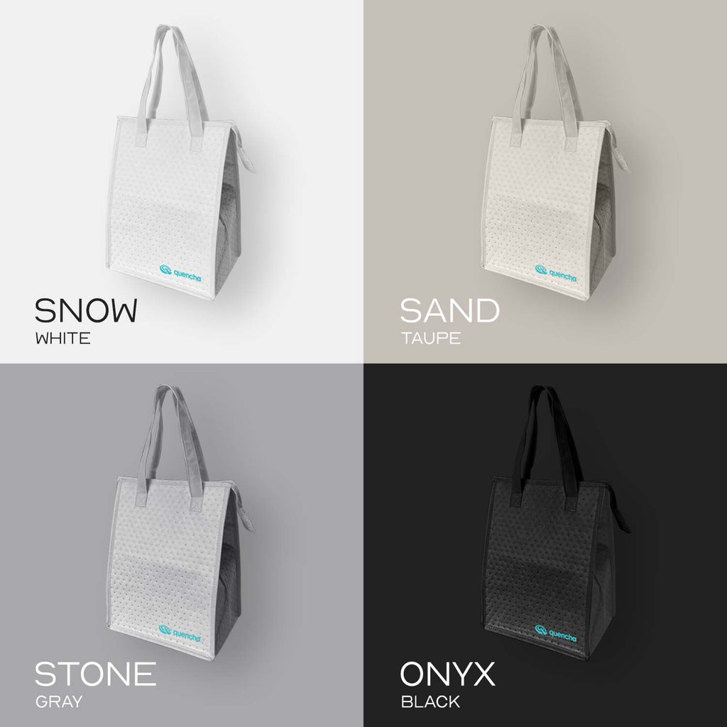 Quencha Thermal Lunch Bag High Capacity Insulated Food Briefcase Multi-Compartment Leakproof