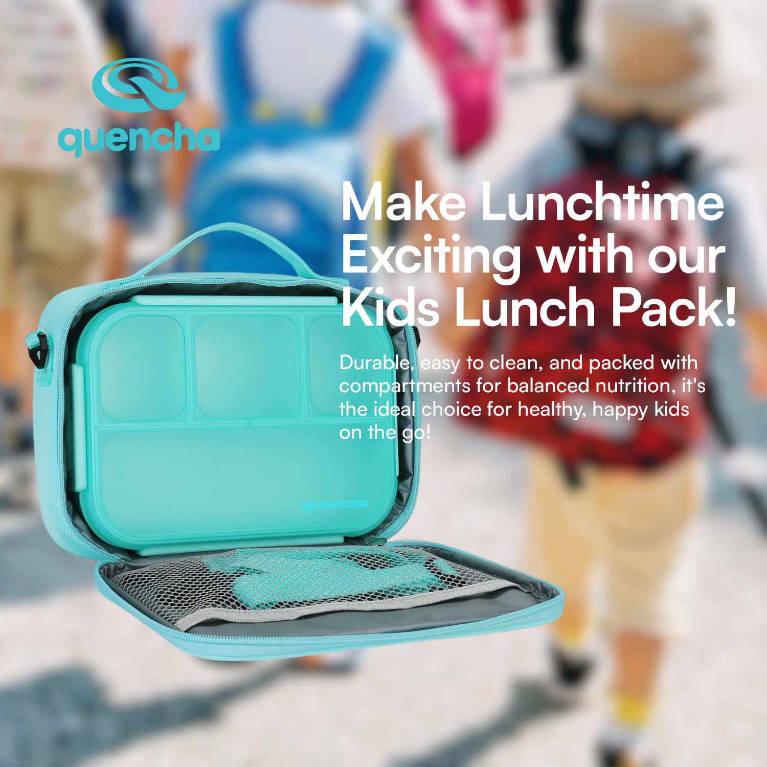 Quencha Insulated Lunch Bag for Kids