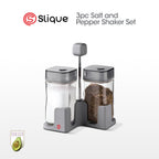 Slique AVOTECH Condiment Set Collection Oil Dispenser Spice Jars Salt & Pepper Set Kitchen Organizer