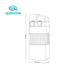 Quencha 520ml Water Bottle Lunch Kit for Kids