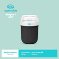 Quencha Yogurt Jar 2 Layer Food Container for Cereal, Fruits, and Snacks