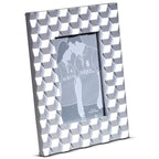 SLIQUE Premium Silver Picture Frame 4x6" Photo Display Picture Holder Wall Stand Image