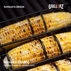 SLIQUE Grillerz Versatile Grilling Basket  Corn Grilling Basket Outdoor BBQ Accessory