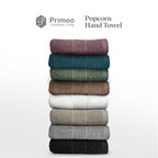 Primeo 100% Cotton Hand Towel - Popcorn Weave Collection Towels