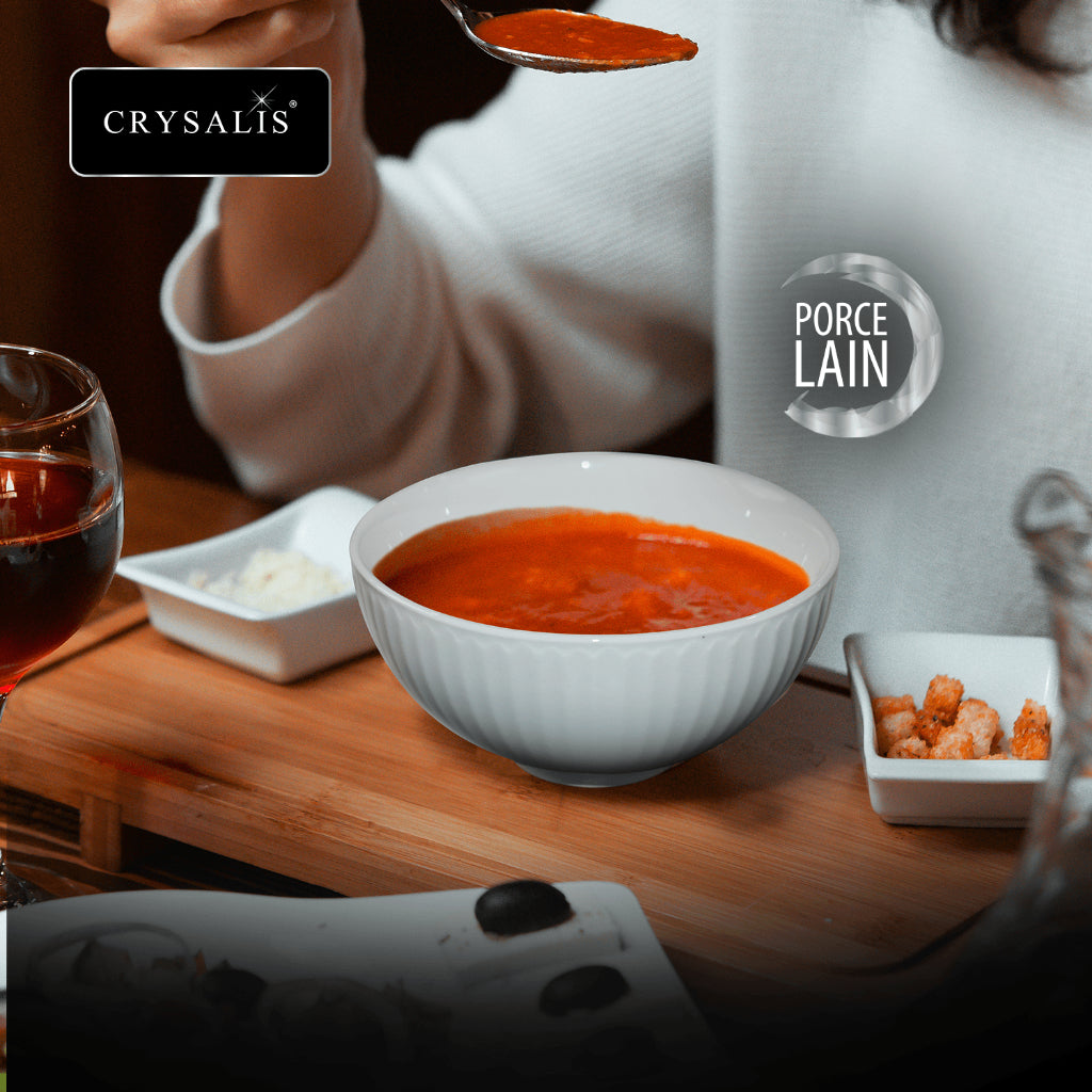 CRYSALIS Fine Porcelain Dinnerware Collection  Bowl Mug Dinner Bowl Creamer & Sugar Plate Teapot