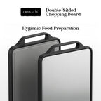 Crysalis Double-Sided Chopping Board Stainless Steel & PP Marble Cutting Board