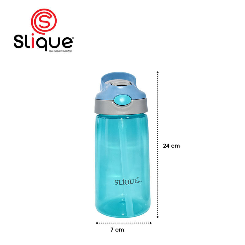 SLIQUE PP Sports Water Bottle BPA Free Set of 3 500ml | 0.5L  Modern Italian Design Amazing Gift Idea For Any Occasion! (Boy)