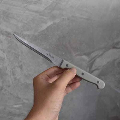SLIQUE Premium Stainless Steel Kitchen Knife w/ Scissors Cutting Board Set of 5 Amazing Gift Idea For Any Occasion!