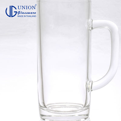UNION GLASS Thailand Premium Clear Glass Beer Mug Beer Lovers 400ml Set of 6