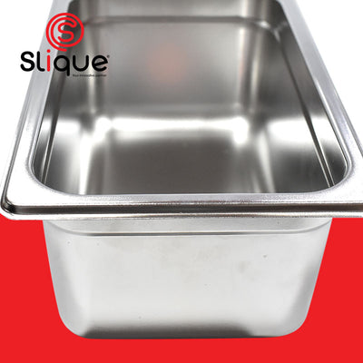 SLIQUE Premium Stainless Steel 1x4 Food Pan 30cm