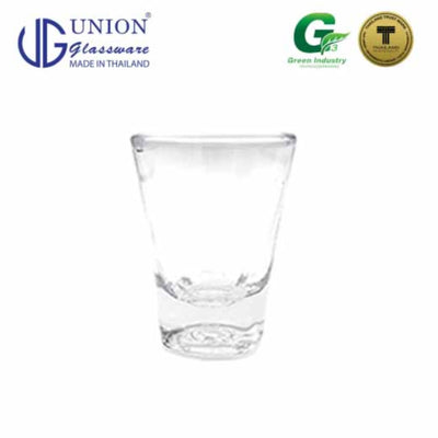 UNION GLASS Thailand Premium Clear Glass Shot Glass 63ml | 2oz Set of 6