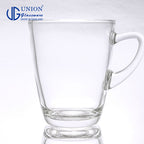 UNION GLASS Thailand Premium Clear Glass Cup Coffee, Tea, Hot Chocolate, Milk 305ml