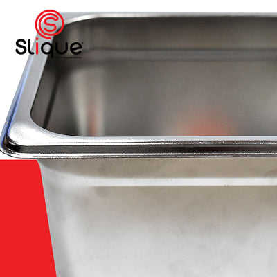 SLIQUE Premium Stainless Steel 1x6 Food Pan 21cm Amazing Gift Idea For Any Occasion!